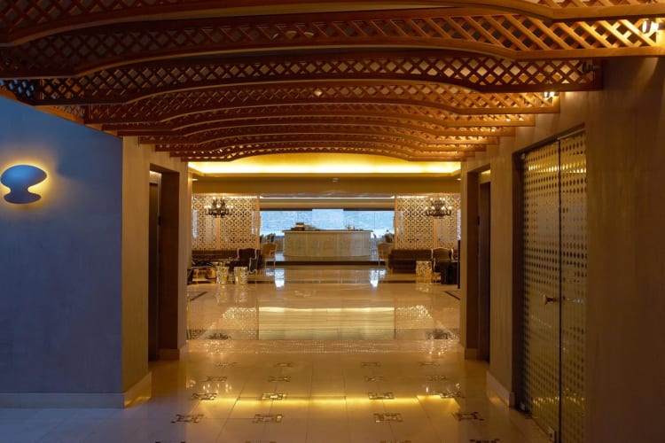 Reception area